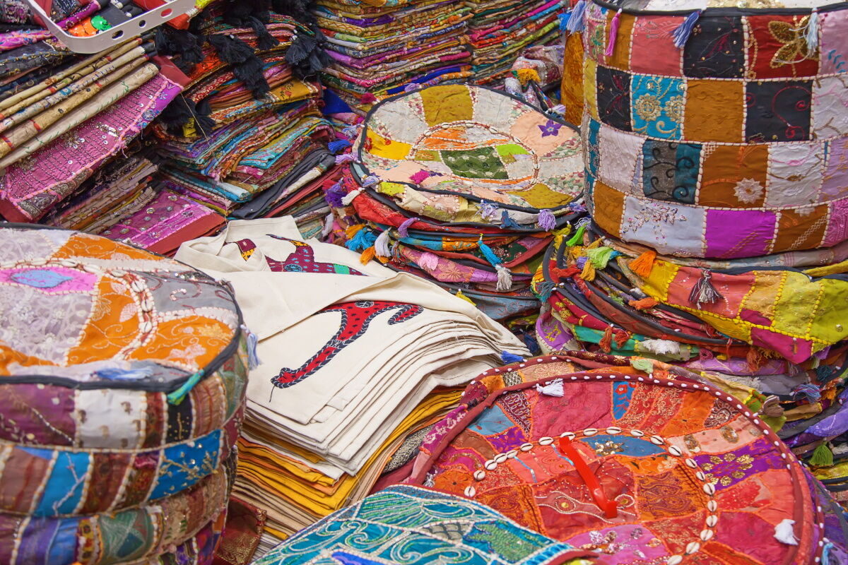 Souk textiles Dubaï