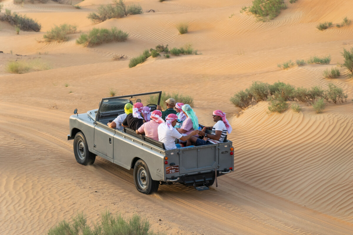 Excursion dans le désert de Dubai en jeep