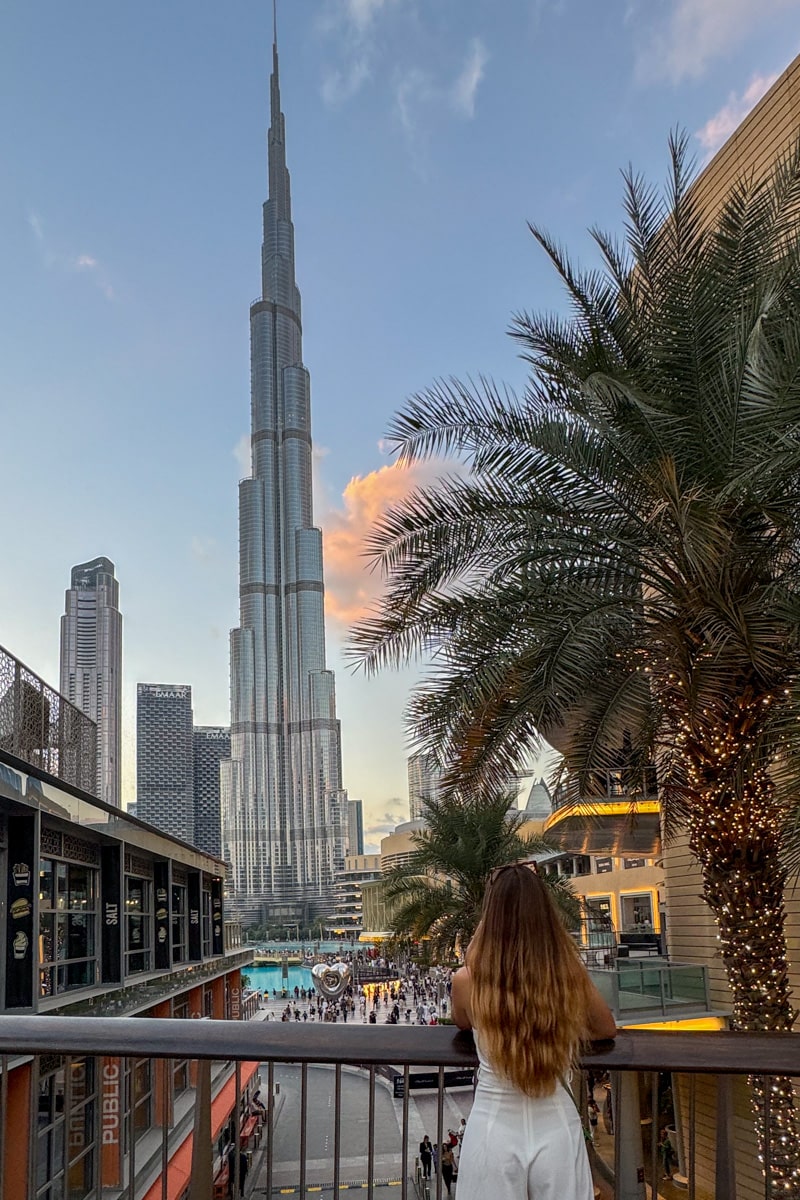 Burj Khalifa depuis le Dubai Mall