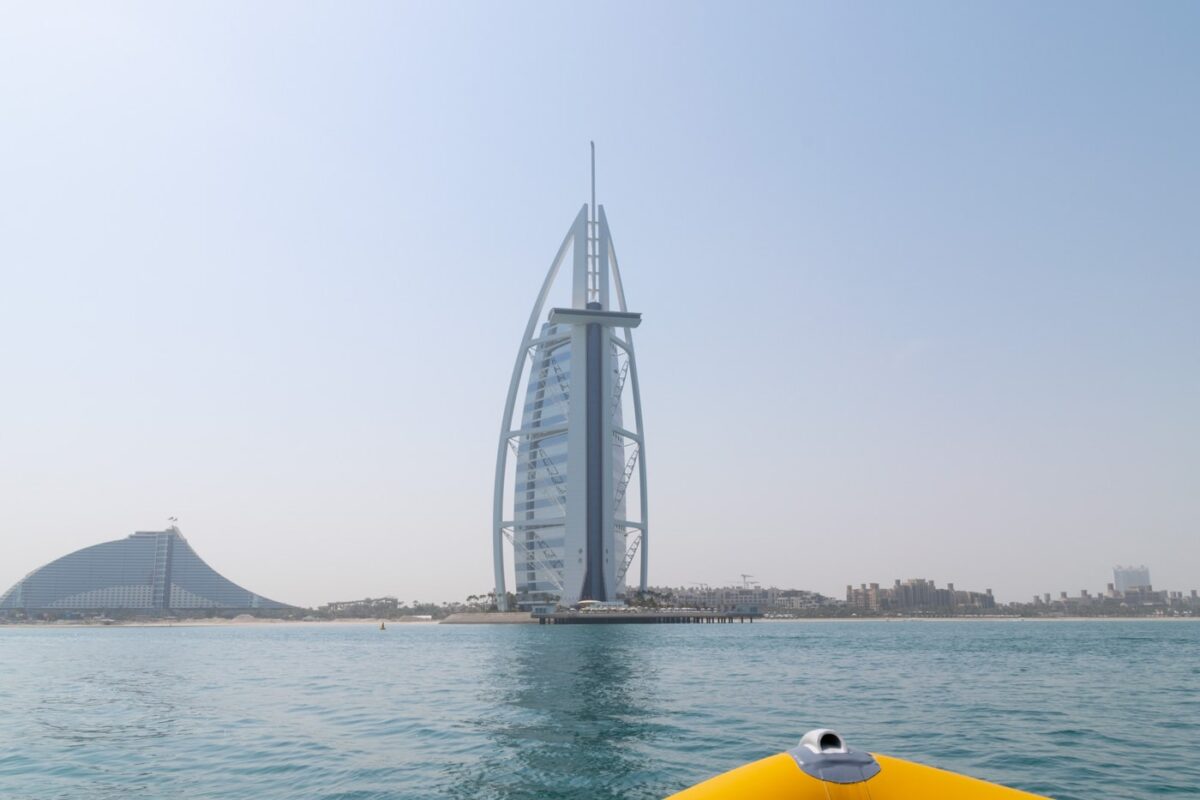 Burj al Arab depuis un Yellow Boats