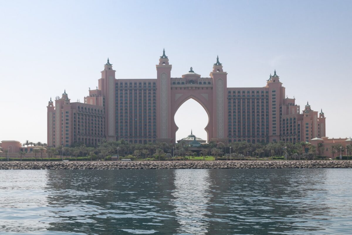 The Palm et l'hôtel Atlantis depuis un tour en Yellow Boat