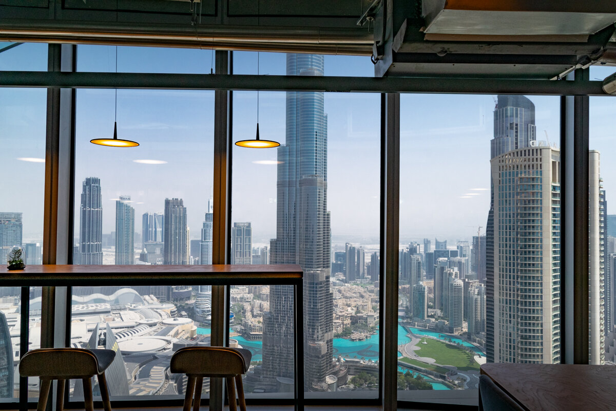 Vue sur le Burj Khalifa depuis le Sky Views