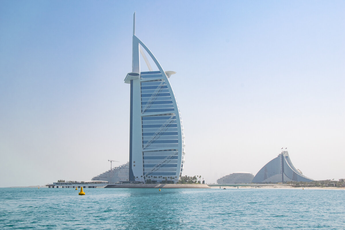 Burj Al Arab depuis la mer