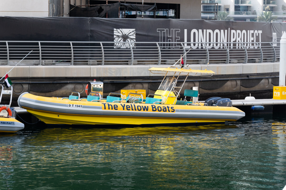 Bateau Yellow Boat à Dubai