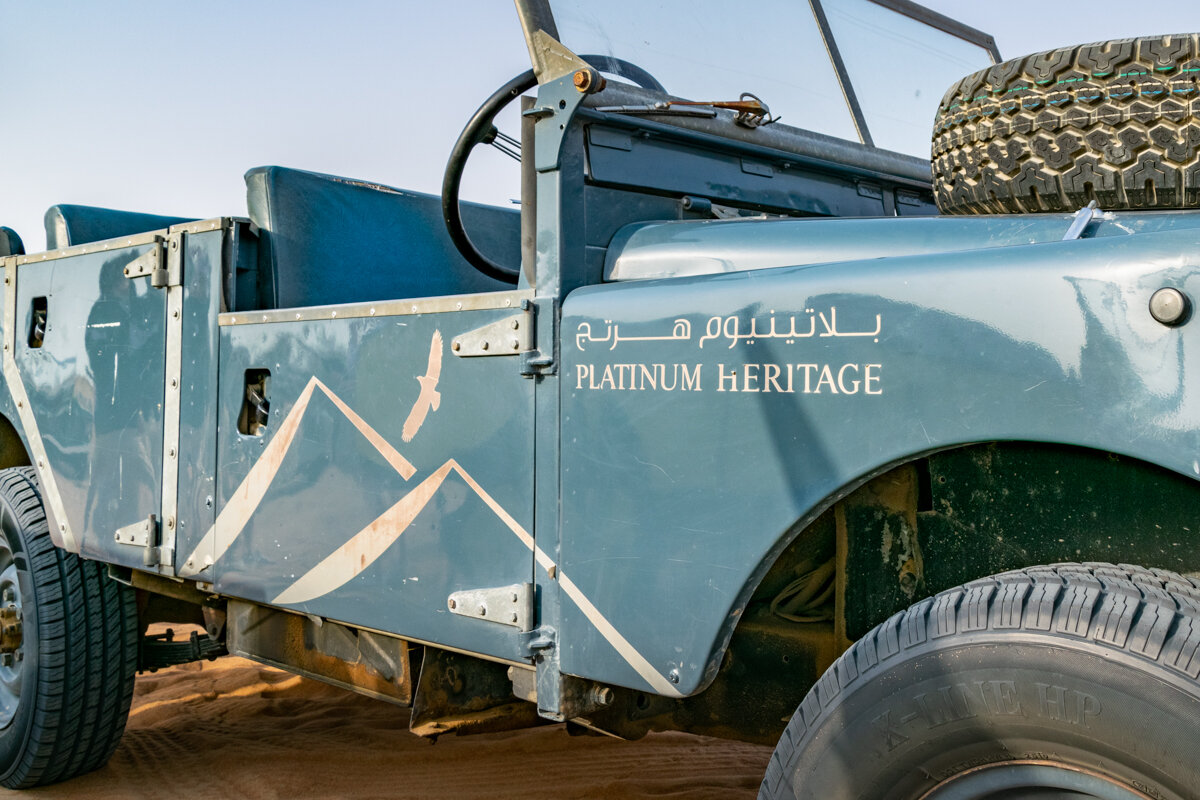 Véhicule du Platinum Heritage de l'excursion désert à Dubai