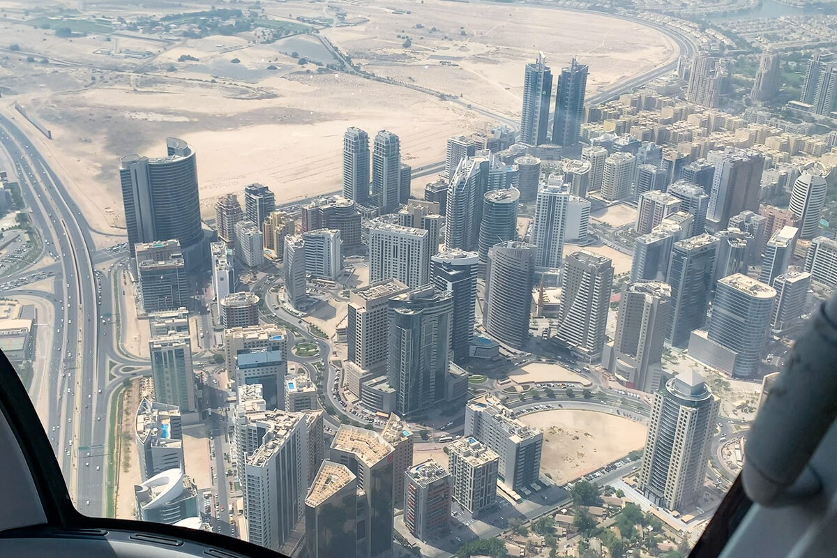 Vue sur les buildings à Dubai