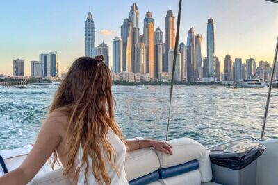 vue depuis le Yacht, Dubai