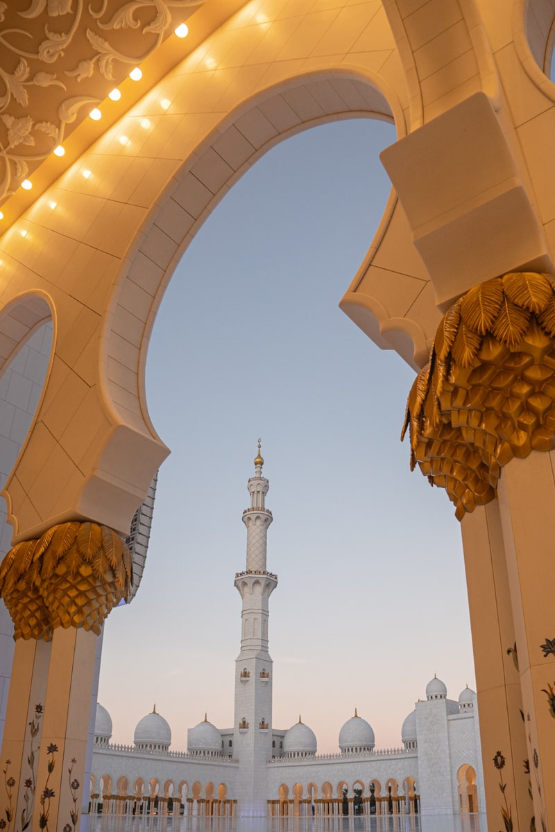 Arche de la mosquée Cheikh Zayed