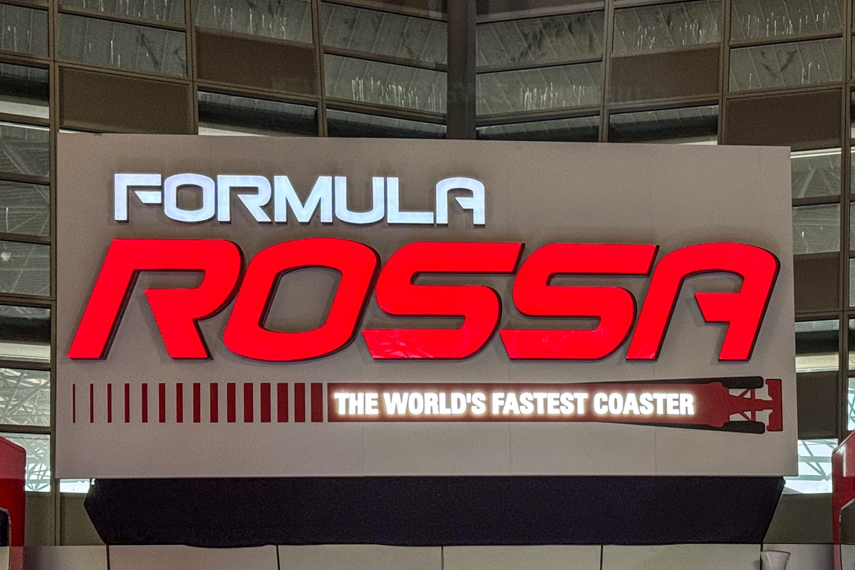 Formula Rossa à Ferrari World